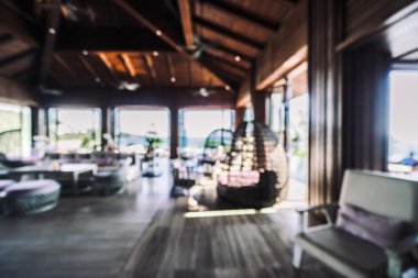 Otel lobisinde bulanıklık