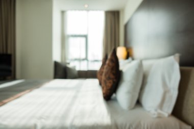 Soyut bulanıklık yatak odası