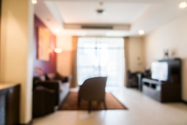 Soyut bulanıklık oturma odası