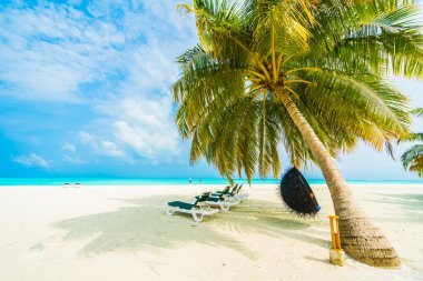 Güzel tropikal plaj ve deniz