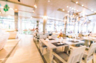 Güzel lüks Restoran iç bulanıklık