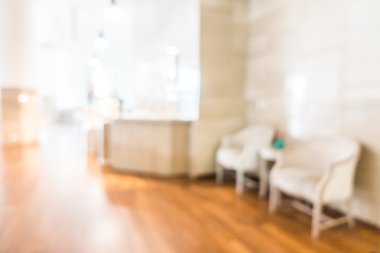 Otel lobisinde bulanıklık