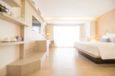 Soyut bulanıklık yatak odası