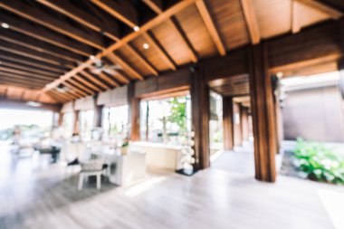 Otel lobisinde bulanıklık