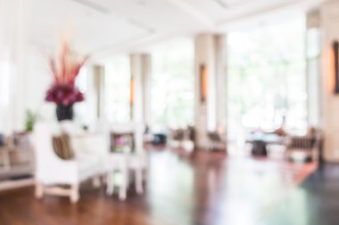 Otel lobisinde bulanıklık