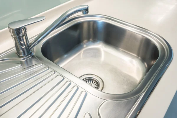 Sink and water tab — Stock Photo, Image