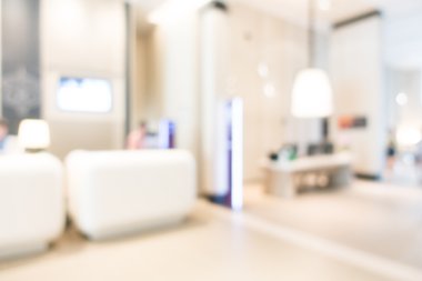 Otel lobisinde bulanıklık