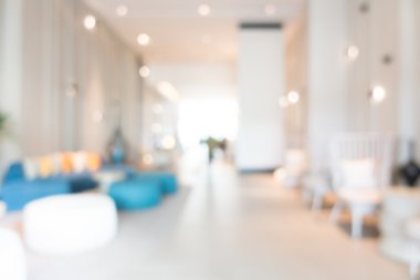 Otel lobisinde bulanıklık