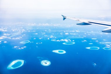 Güzel Maldivler ada