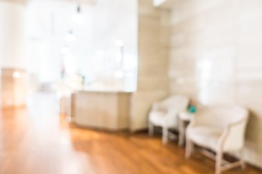 Otel lobisinde bulanıklık