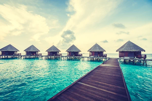 Beautiful tropical Maldives island Stock Image