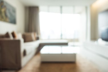 Soyut bulanıklık oturma odası