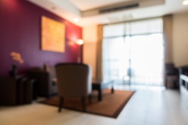 Soyut bulanıklık oturma odası