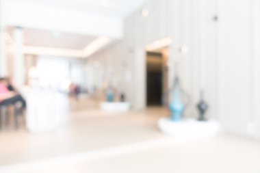 Otel lobisinde bulanıklık