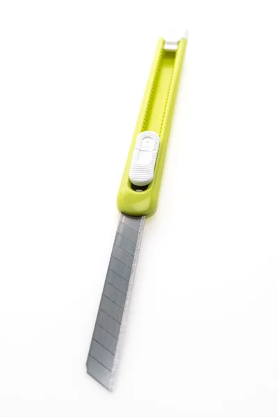 Färgglada kniv cutter — Stockfoto