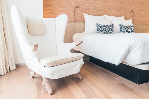 Gyönyörű luxus párna a kanapé — Stock Fotó