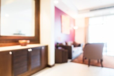 Soyut bulanıklık oturma odası