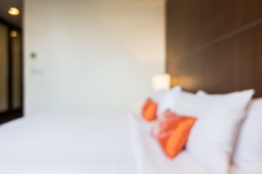 Soyut bulanıklık yatak odası