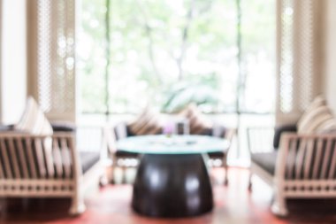 Otel lobisinde bulanıklık