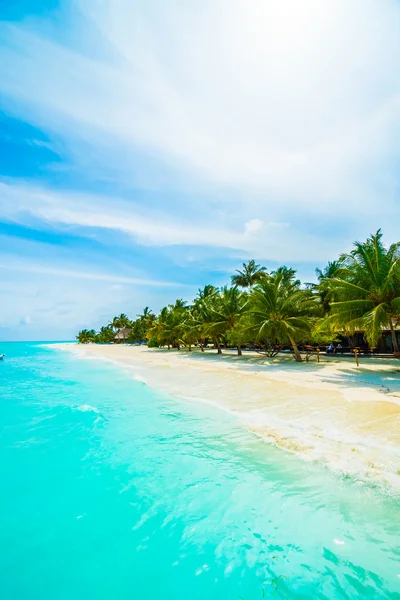 Tropisch strand in Maldiven island — Stockfoto