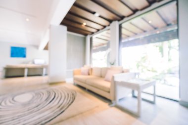 Soyut bulanıklık oturma odası