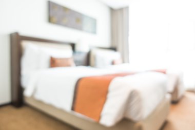 Soyut bulanıklık yatak odası