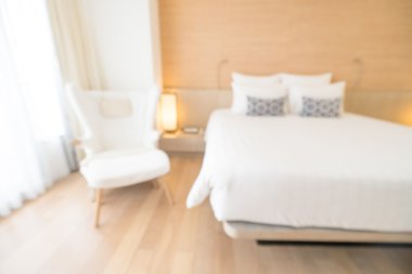 Soyut bulanıklık yatak odası