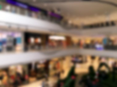 Soyut bulanık alışveriş merkezi