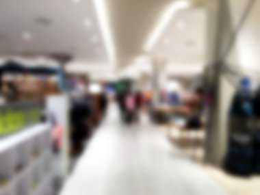 Soyut bulanık alışveriş merkezi