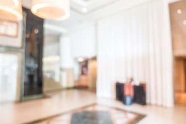 Otel lobisinde bulanıklık