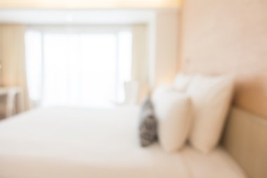 Soyut bulanıklık yatak odası