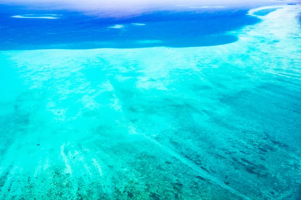 Veduta aerea dell'isola di Maldive — Foto Stock