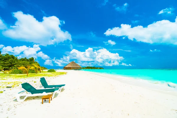 Tropisch strand in Maldiven island — Stockfoto