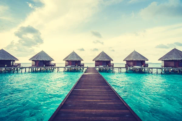 Beautiful tropical Maldives island Royalty Free Stock Images