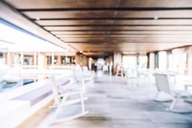 Otel lobisinde bulanıklık