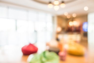 Soyut bulanıklık spor odası