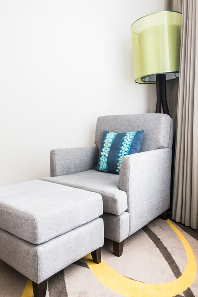 Beautiful luxury pillow on sofa