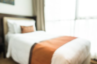 Soyut bulanıklık yatak odası