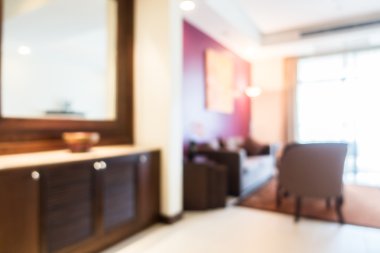 Soyut bulanıklık oturma odası