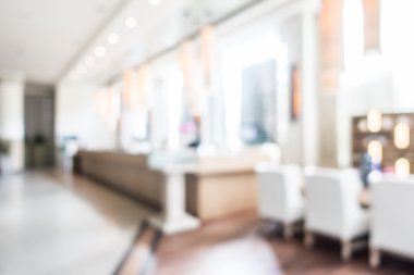 Otel lobisinde bulanıklık