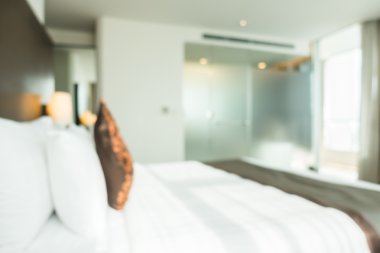 Soyut bulanıklık yatak odası