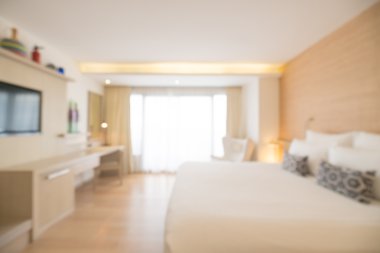 Soyut bulanıklık yatak odası