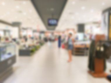 Soyut bulanık alışveriş merkezi