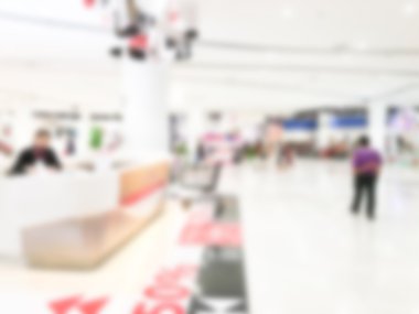 Soyut bulanık alışveriş merkezi