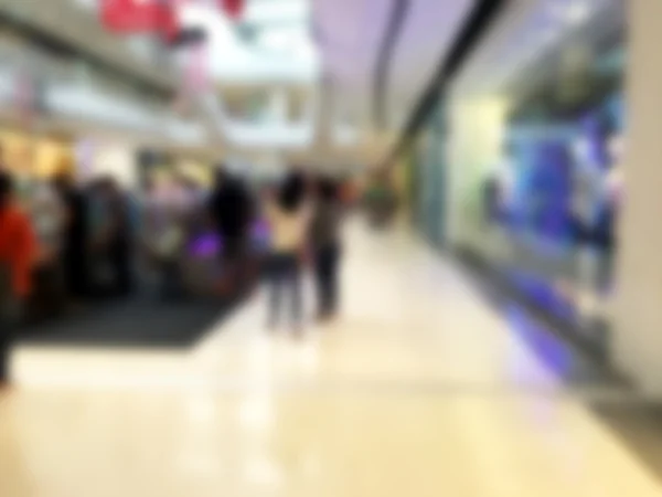 Abstrakt suddig köpcentrum — Stockfoto
