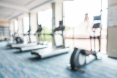 Fitness ve spor salonu oda bulanıklık