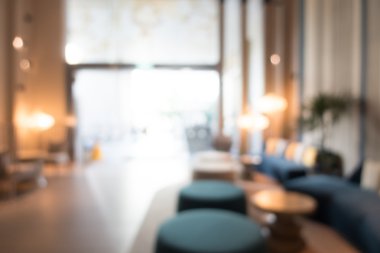 Otel lobisinde bulanıklık