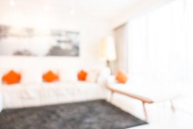 Soyut bulanıklık oturma odası