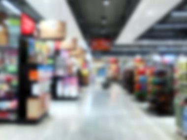 Soyut bulanık alışveriş merkezi