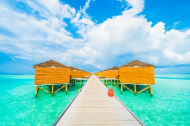 Güzel Maldivler ada